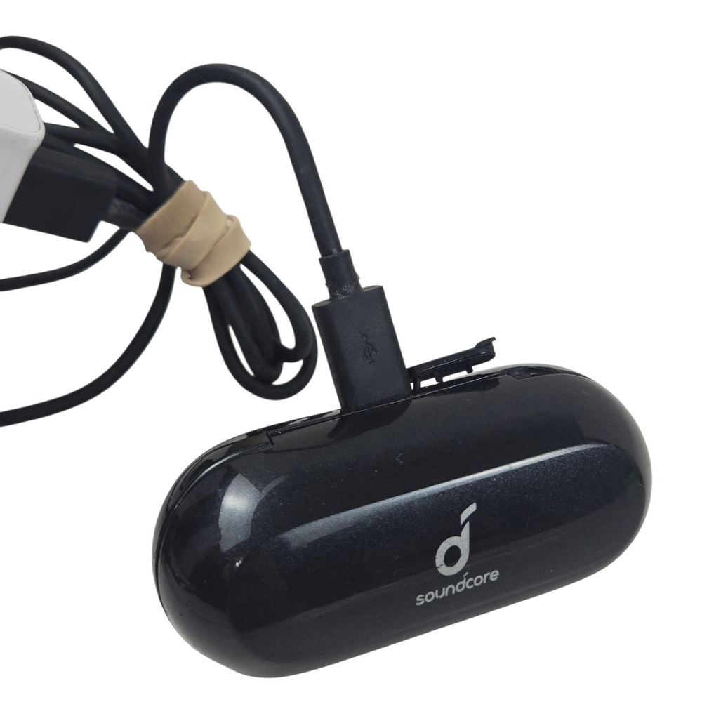 Genuine Anker Soundcore Liberty Neo Charging Case Black A3911 + Cord NO EAR BUDS
